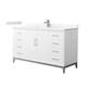 Option White / Giotto Quartz Top / Brushed Nickel
