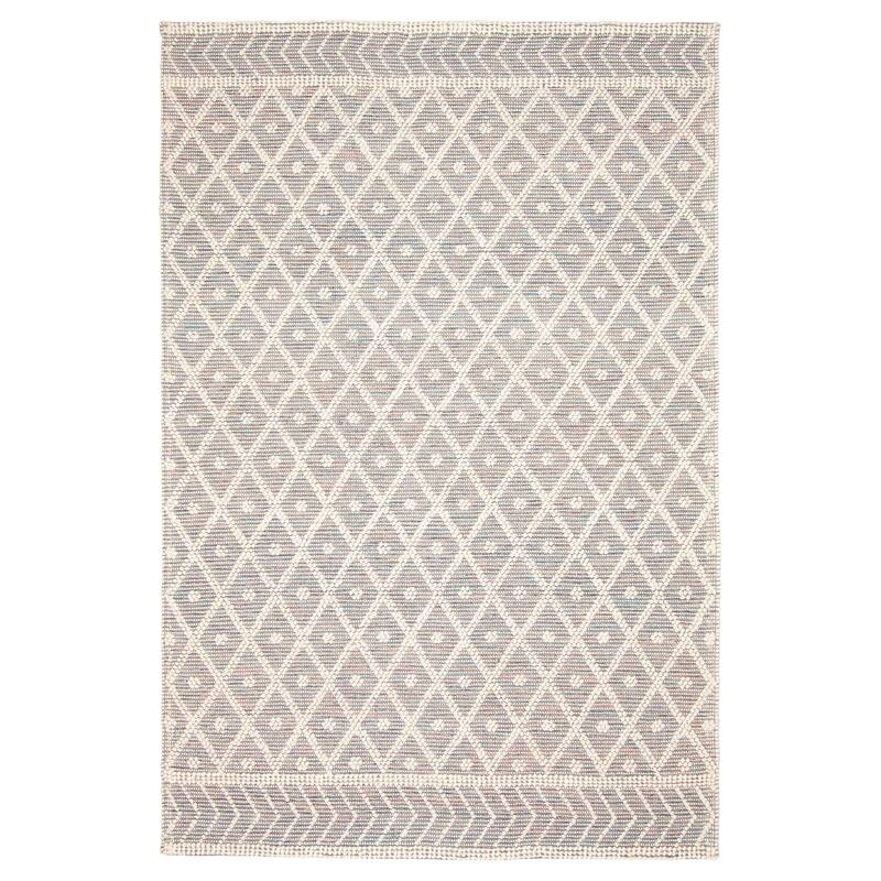 ECARPETGALLERY Braid weave Sienna Grey Wool Rug - 6'2 x 9'2 - Grey - 6'2 x 9'2