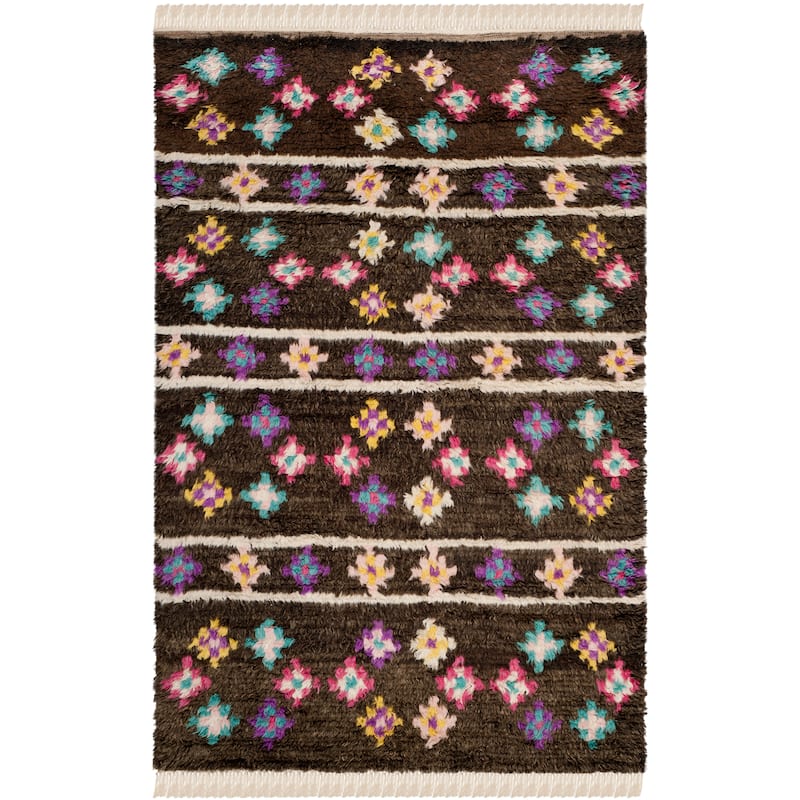 SAFAVIEH Hand-knotted Kenya Ivan Southwestern Tribal Wool Rug