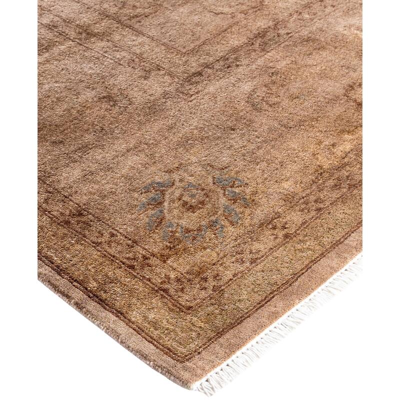 Overdyed One-of-a-Kind Hand-Knotted Area Rug - Beige - 8' 1" x 10' 5"