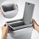 preview thumbnail 9 of 40, 2.6 Gallon Slim Plastic Trash Can with Press Top Lid