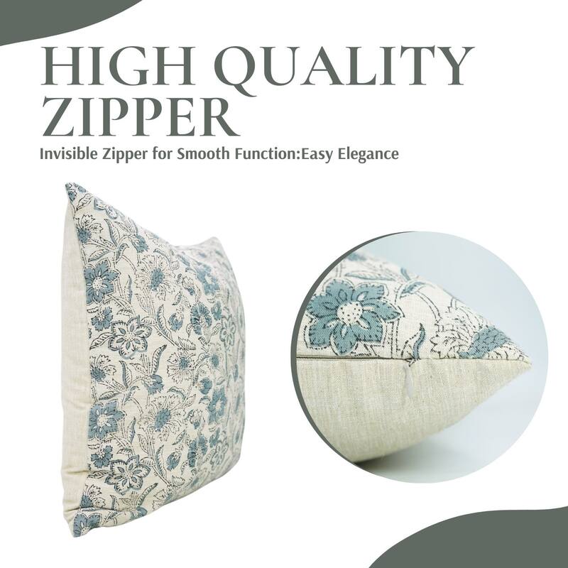 Home Decor Linen Blend Pillow Cover by Fabdivine- JARUL