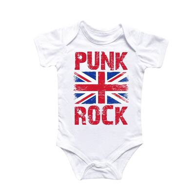 Punk Rock England - Baby Boy Girl Clothes Infant Bodysuit Funny Cute Newborn