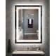 preview thumbnail 1 of 38, KIOTEE LED Mirror Lights Anti-Fog Frameless Bathroom Vanity Mirror in Tempered Glass