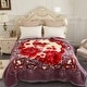 preview thumbnail 34 of 67, Heavy Crafted Thick Floral 9-pound Winter Fleece Blanket 85"x95"