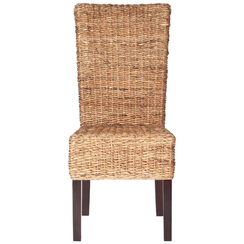 SAFAVIEH Georgetta Dining Natural Dining Chair (Set of 2) - 18.1" x 23.2" x 40.6" - 18Wx23Dx41H