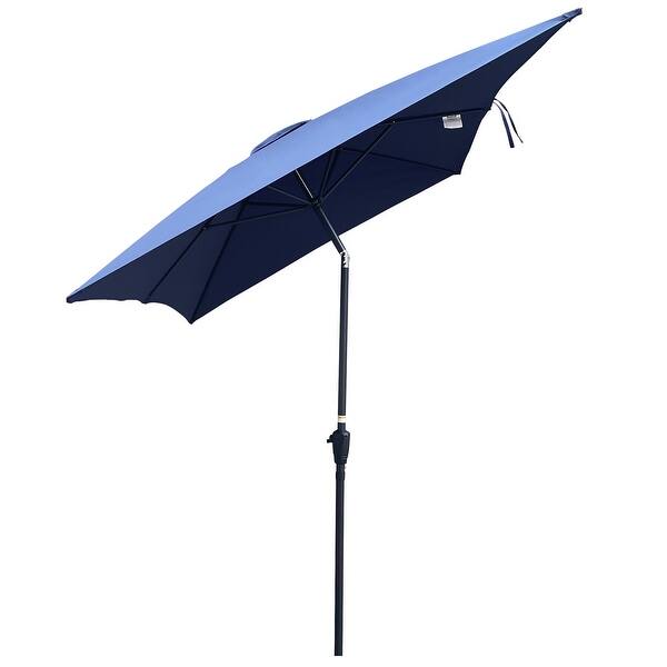 6x9 patio umbrella 6x9 Ft Patio Umbrella - Waterproof Outdoor Umbrella with Crank and Tilt for  Garden, Backyard, Pool - Bed Bath & Beyond