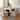 Furniture of America Wayley Modern 7-Piece Solid Wood Genuine Marble Top Dining Table Set with Caster Chairs