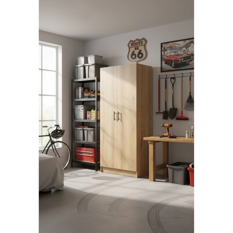 Modex Multi-Purpose Utility Storage Cabinet - W 31.5″ × D 15.7″ × H 70.9″