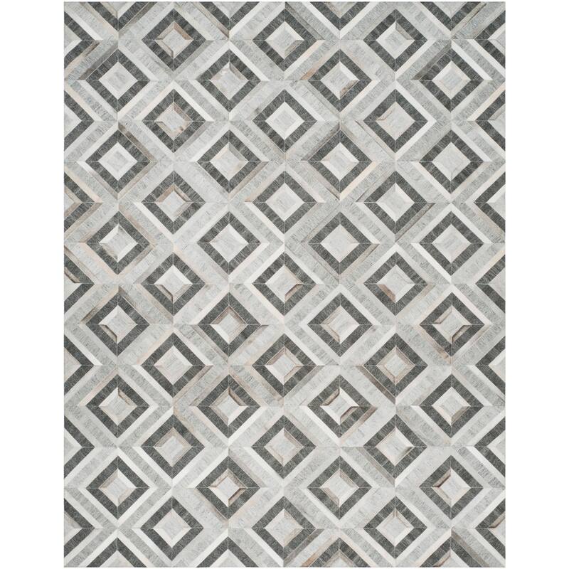 SAFAVIEH Handmade Studio Leather Alina Modern Leather Rug