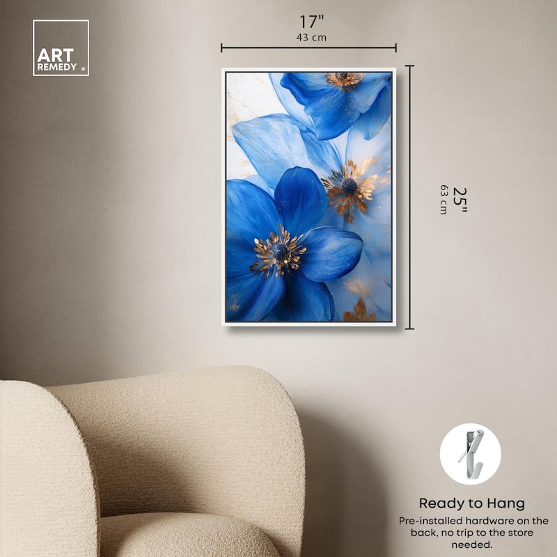 Twilight Teal Tint I Canvas by Art Remedy