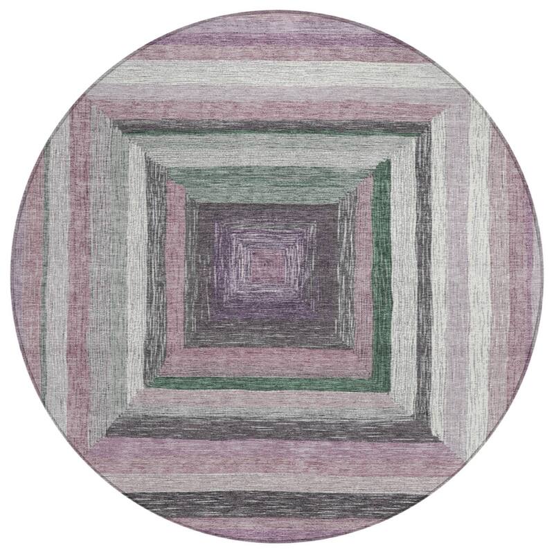 HomeRoots Geometric Transitional Rectangle Outdoor Rug