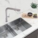 preview thumbnail 41 of 55, STYLISH Kitchen Sink Faucet Single Handle Pull Down Dual Mode in Stainless Steel