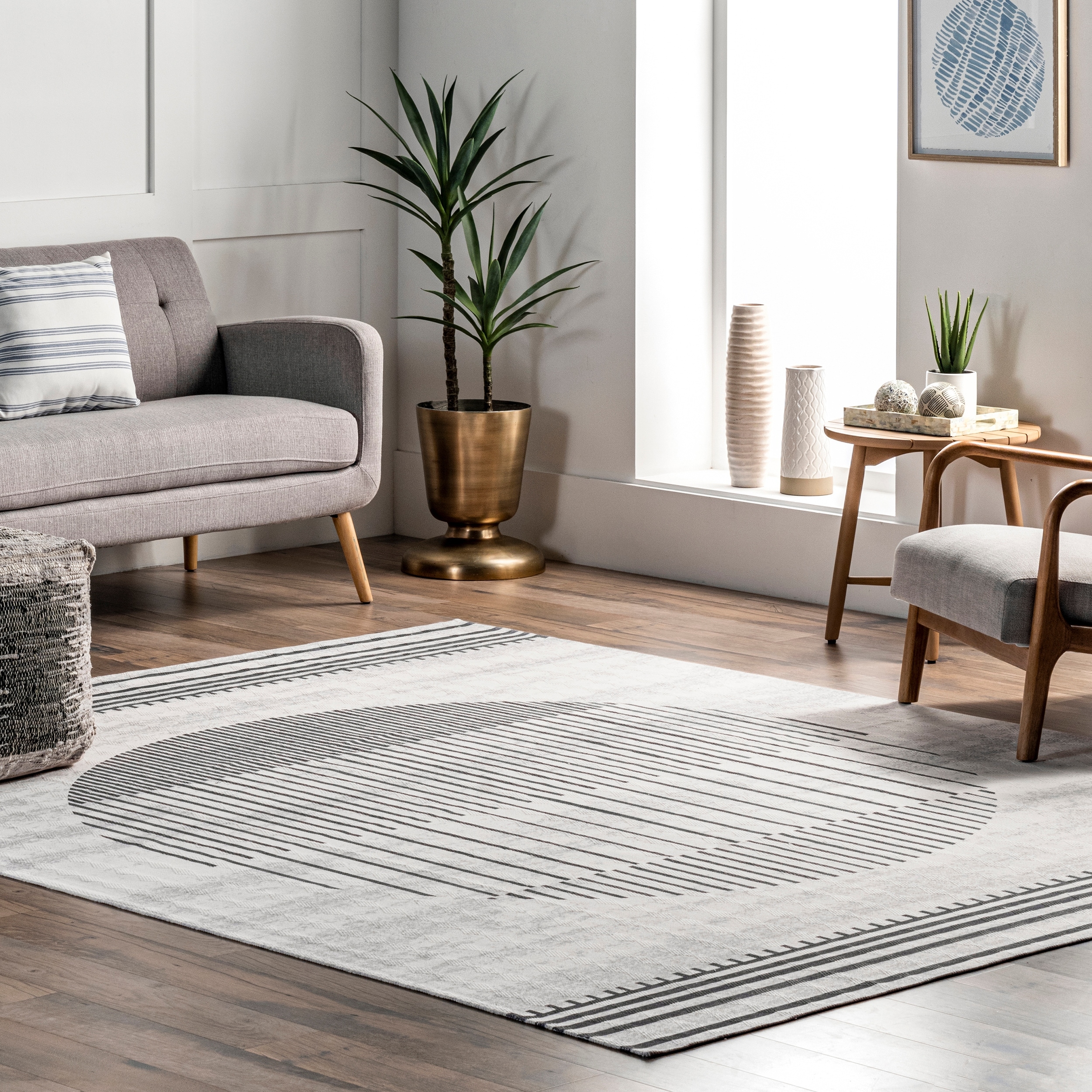 Nuloom Modern Sun SpinClean Machine Washable Area Rug