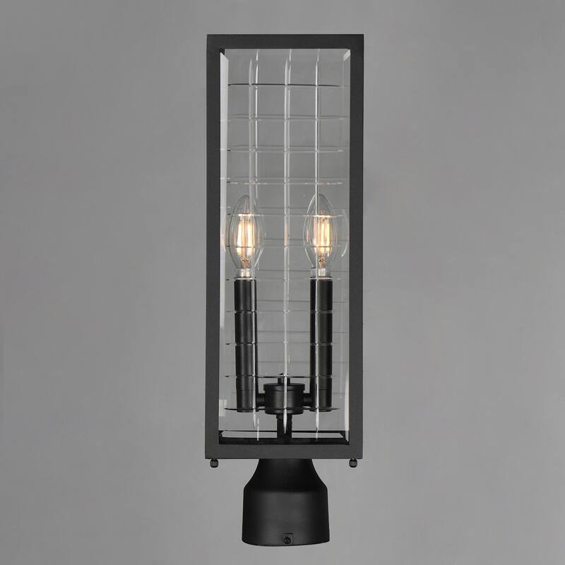 Maxim 30699CL Magnus 2 Light 20" Tall Post Lantern