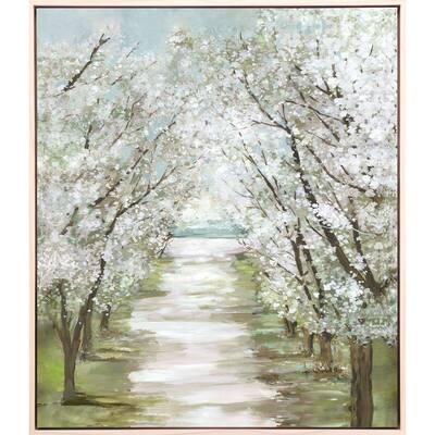 Blossom Pathway - Giclee on Canvas