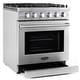 preview thumbnail 9 of 16, Cosmo 30 in. Freestanding Gas Range with 5 Sealed Burners and 4.5 cu. ft. Convection Oven in Stainless Steel