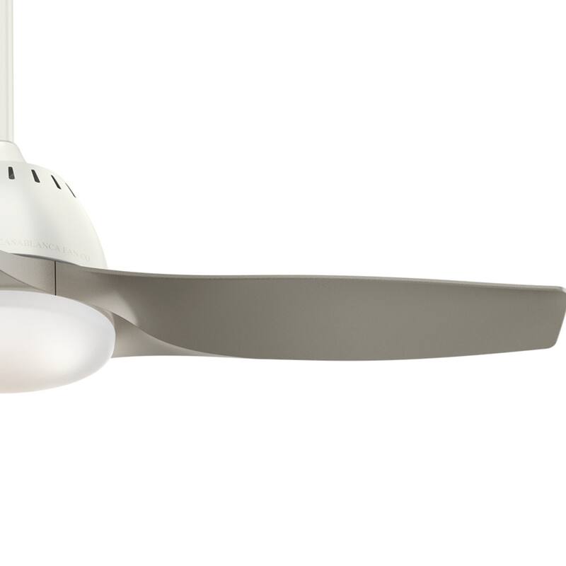 Casablanca 44" Wisp Ceiling Fan with LED Light & Handheld Remote - Modern, Contemporary