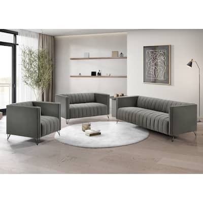Clayfell Kurtis Square Arm Living Set
