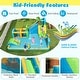 preview thumbnail 9 of 30, Costway Inflatable Water Park Bounce House with Climbing Wall Two