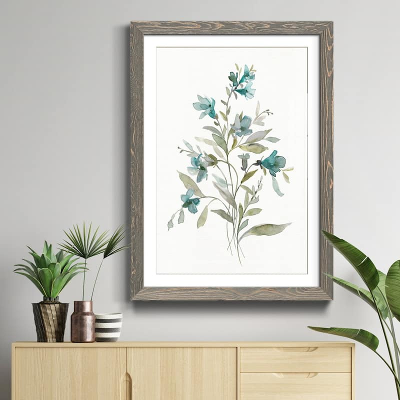 Linen Botanical III-Premium Framed Print - Ready to Hang
