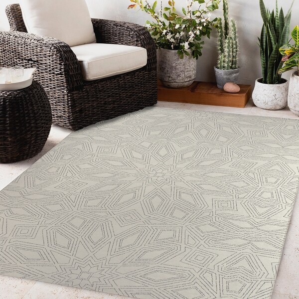 OLIVIA IVORY Outdoor Rug By Kavka Designs Bed Bath Beyond