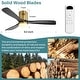 preview thumbnail 73 of 75, Sofucor 42/52 Inch Low Profile Flush Mount Ceiling Fan with Light,Remote Control,Solid wood/ABS Blades,Reversible Quiet DC Motor