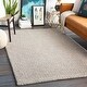preview thumbnail 7 of 28, Armin Handmade Textured Wool Blend Area Rug 5' x 7'6" - Warm Grey