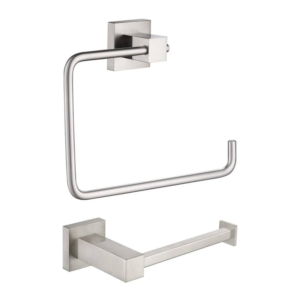 Cube 2-Piece Bathroom Hardware Set