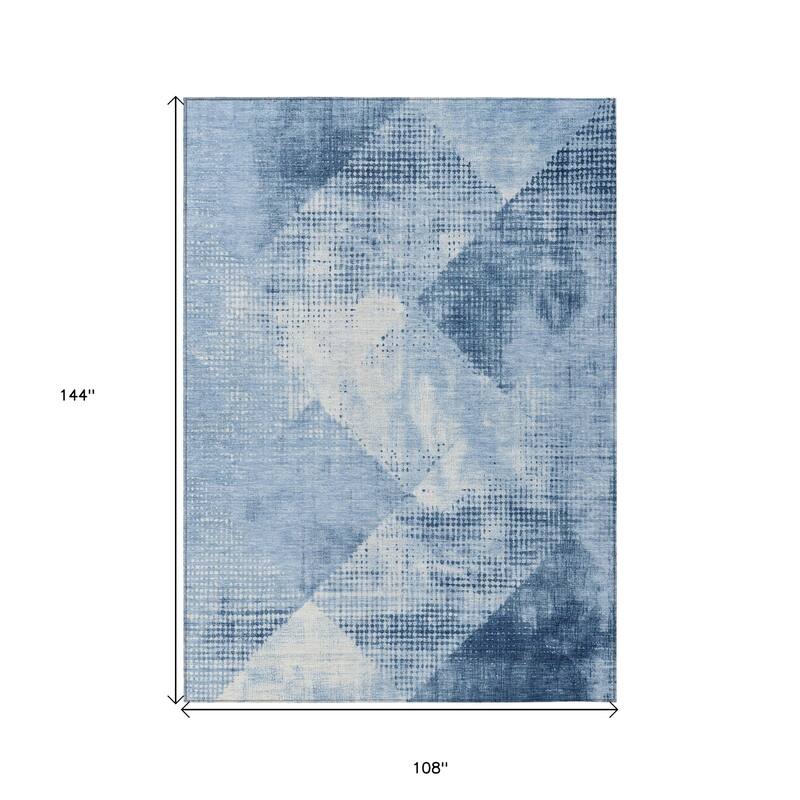 HomeRoots Geometric Transitional Rectangle Outdoor Rug
