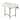 Adascape 22" x 16" Bariatric Wall Mount Folded Shower Seat with Additional Floor Supports