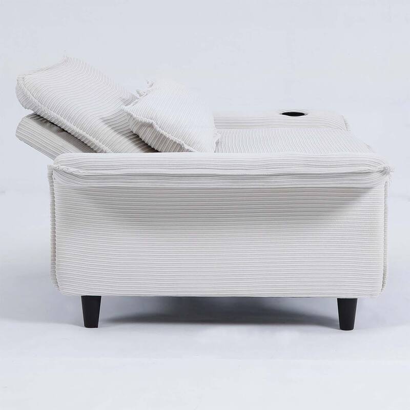 65.74-inch Adjustable Armrest and Backrest Multi-Functional Sofa Bed,Ideal for Bedrooms and Living Rooms