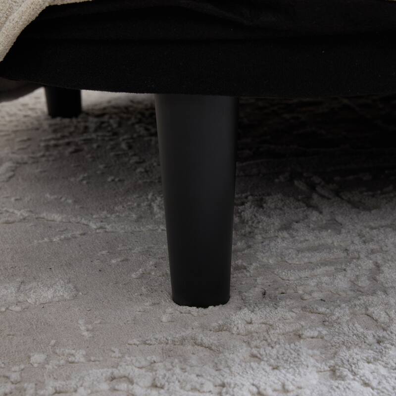 Plush Chenille Curved Lovesofa, Oversized Deep Seat Lounge Sofa, Upholstered Sofa with 4 Removable Cushions for Living Room