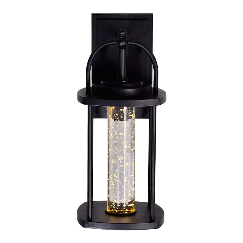Greenwood LED Black Outdoor Wall Lantern