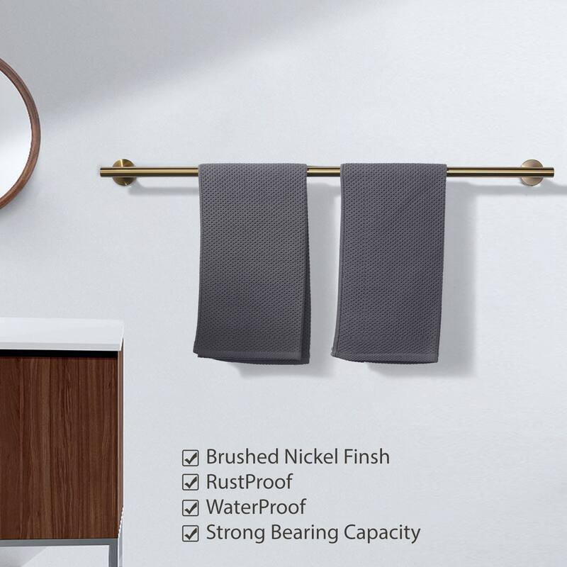 WOWOW Mutiple length Wall Mounted Stainless Steel Towel Bar