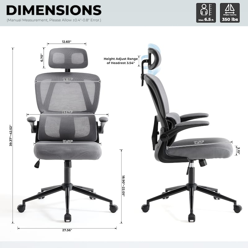 OVIOS Ergonomic Mesh Office Chair