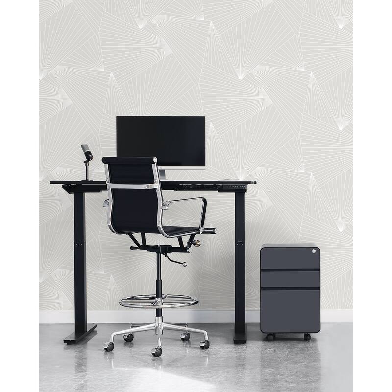 NextWall Ray Geo Peel and Stick Wallpaper