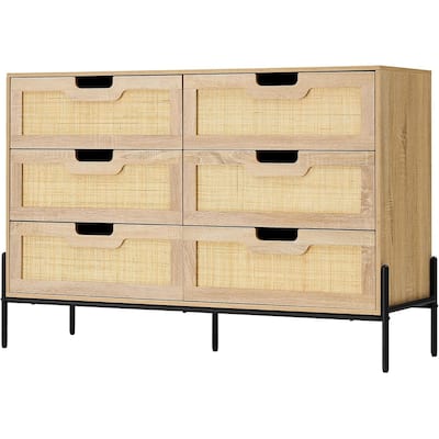 Natural Rattan Dresser