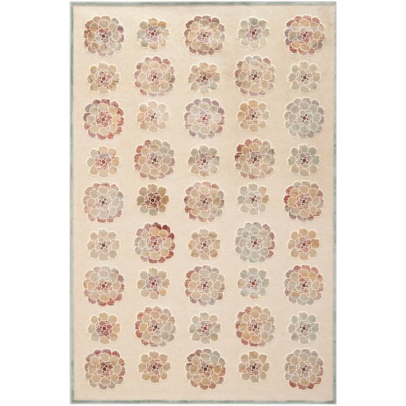 Martha Stewart by SAFAVIEH Burkhild Floral Viscose Rug