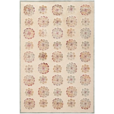 Martha Stewart by SAFAVIEH Burkhild Floral Viscose Rug