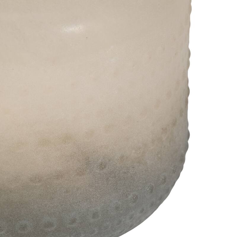 Sagebrook Home 7-inch Textured 2-tone Glass Vase