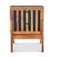 preview thumbnail 23 of 27, Perla Acacia Wood 7-piece Outdoor Chat Set by Christopher Knight Home