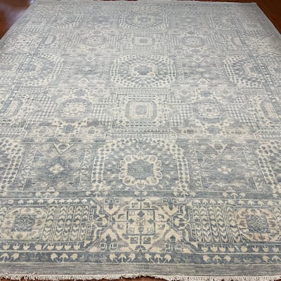 HERAT ORIENTAL Handmade Mamluk Wool Rug - 12'1" x 15'6"