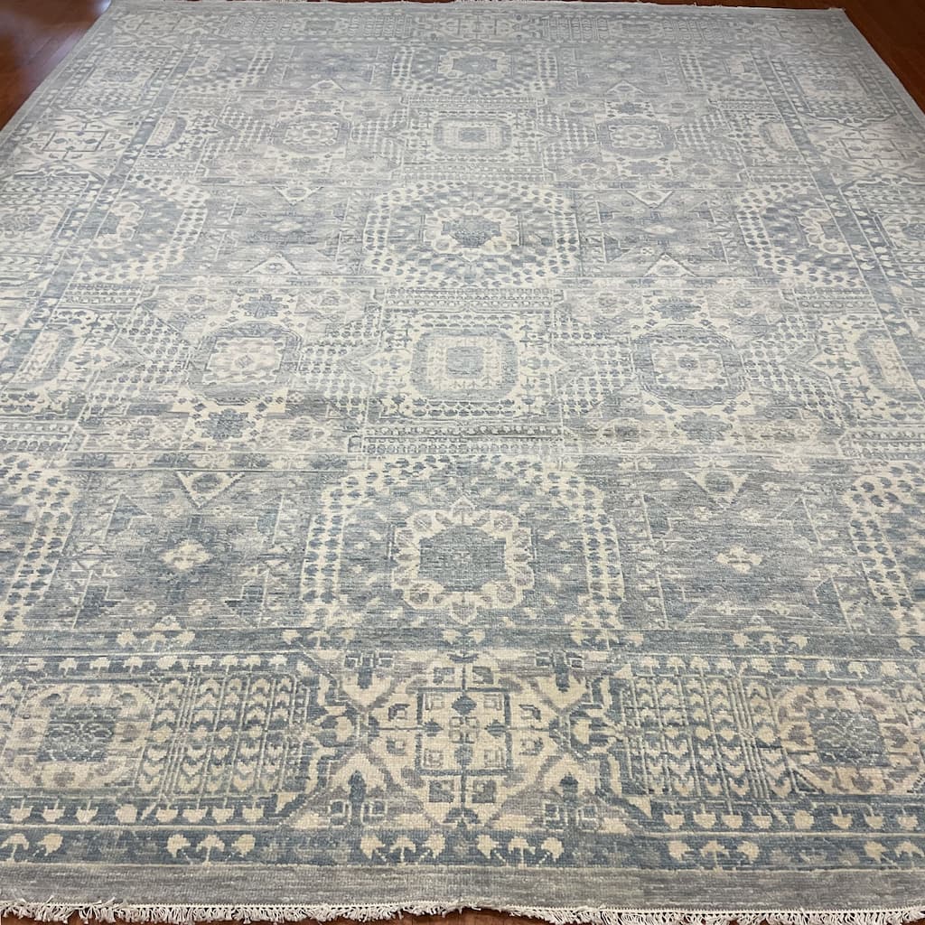 HERAT ORIENTAL Handmade Mamluk Wool Rug - 12'1" x 15'6"