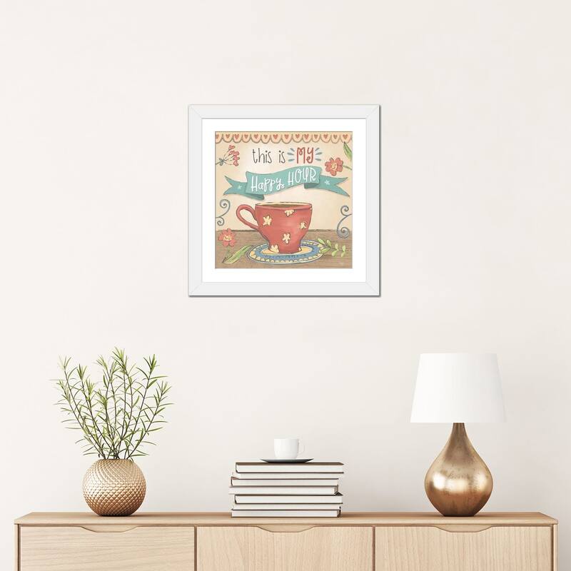 iCanvas "Coffee Happy Hour" by Mollie B.