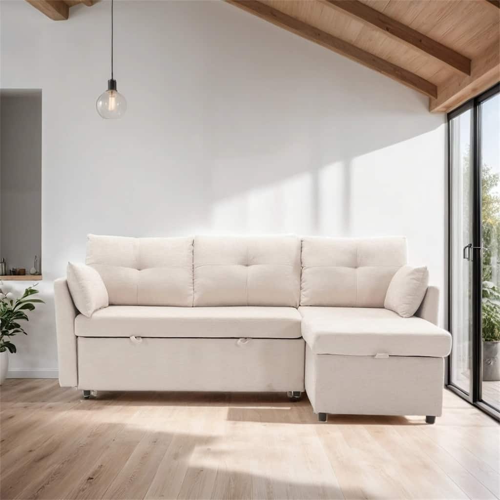 Modular Sectional Sofa L Shaped Modular Couch with Reversible Chaise