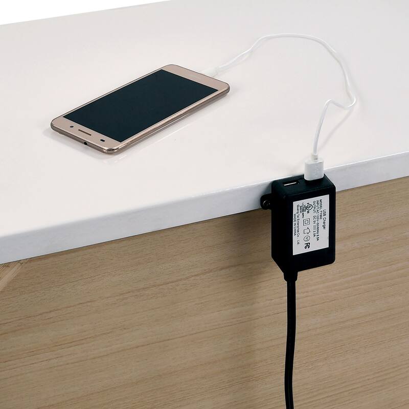 Champs Contemporary Queen Solid Wood 3-Piece Storage Panel Bedroom Set with USB Port by Furniture of America