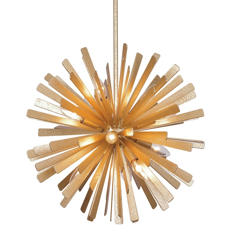 Metropolitan N1905 Confluence 12 Light 20" Wide Pendant - Piastra Gold