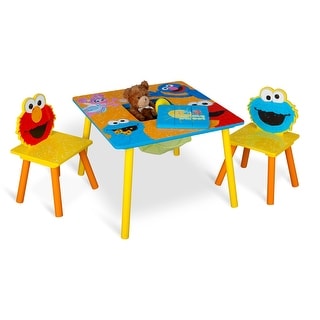 Sesame Street Table and Chair Set with Storage