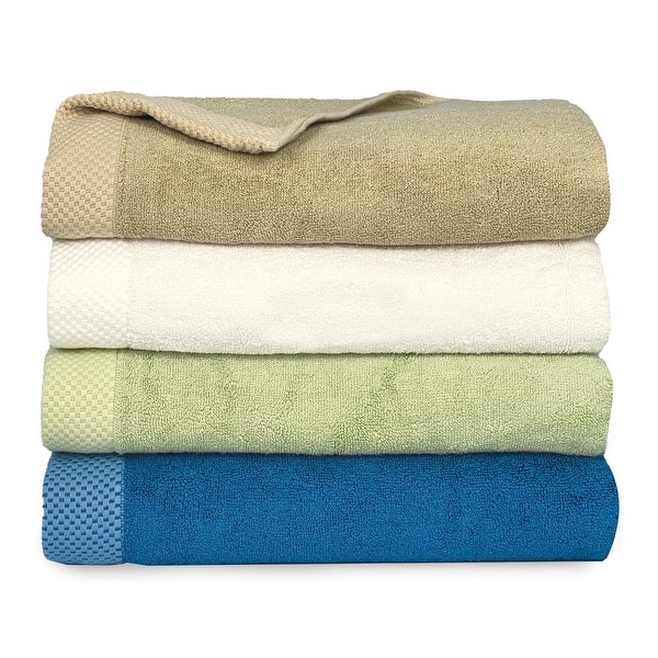 BedVoyage Luxury Viscose from Bamboo Towel Set 8pc - White